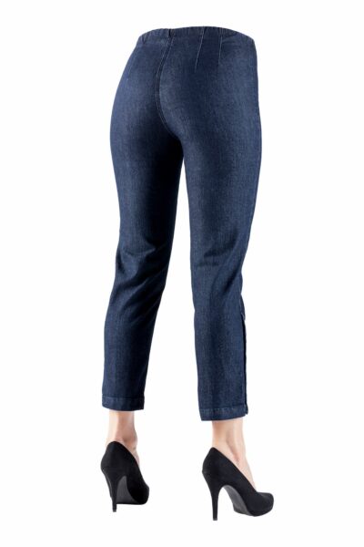 Laurie Cropped Denim 7/8TH Button - 24462 Trousers